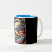 Tasse 2 Couleurs OVNI Viaje Galaxia (Devant droit)