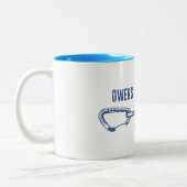 Tasse 2 Couleurs Owens River Gorge Rock Climbing Quickdraw (Gauche)