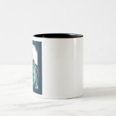 Tasse 2 Couleurs Owl Unicorn (Centre)