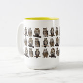 Tasse 2 Couleurs Owls (Devant gauche)