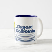 Tasse 2 Couleurs Oxnard Californie (Devant droit)