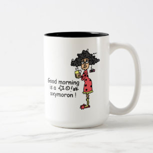 Tasse 2 Couleurs Oxymoron bonjour