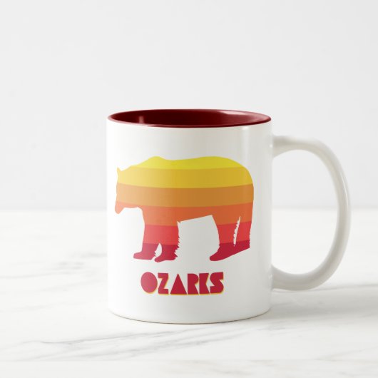 Tasse 2 Couleurs Ozarks Bear (Droit)