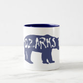 Tasse 2 Couleurs Ozarks Bear (Centre)