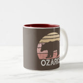 Tasse 2 Couleurs Ozarks Bear (Devant droit)