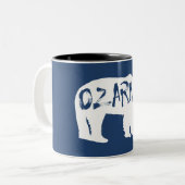 Tasse 2 Couleurs Ozarks Bear (Devant gauche)