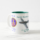 Tasse 2 Couleurs P-51 MUSTANG, 7ème escadron de chasse (Devant gauche)