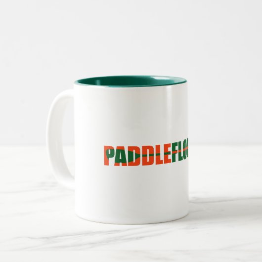 Tasse 2 Couleurs Paddle Florida Kayaking (Devant gauche)
