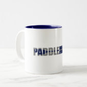 Tasse 2 Couleurs Paddle Maine Kayaking (Devant gauche)