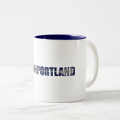 Tasse 2 Couleurs Paddle Portland Kayak (Devant droit)