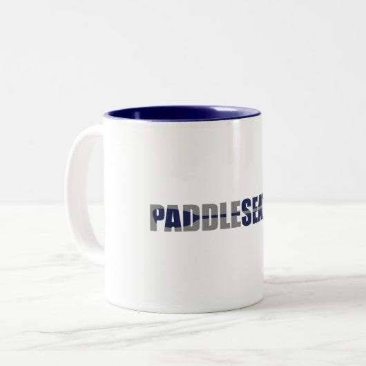 Tasse 2 Couleurs Paddle Seattle Kayaking (Devant gauche)