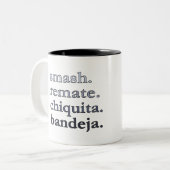Tasse 2 Couleurs Padel Coffee Mug-Personalize Word Vibes Black-Grey (Devant gauche)