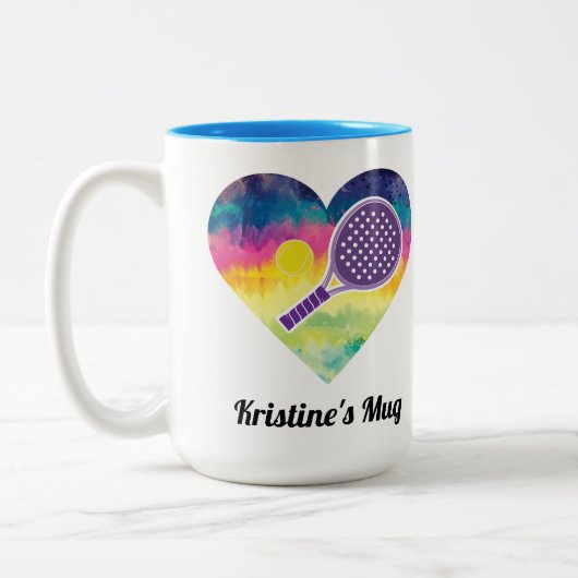 Tasse 2 Couleurs Padel Lover (Gauche)