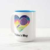 Tasse 2 Couleurs Padel Lover (Devant gauche)