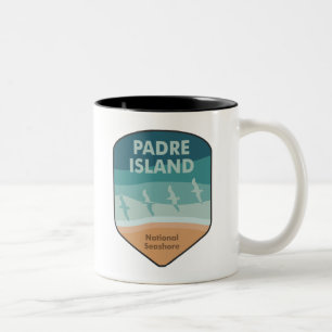 Tasse 2 Couleurs Padre Island National Seashore Texas Seaguls