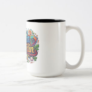 Tasse 2 Couleurs Paella Paladin – Guerrier Alimentaire Drôle