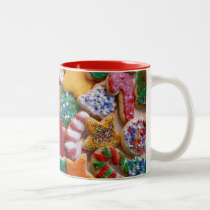 Tasse 2 Couleurs Pains de Noël I Cuisson de vacances colorée