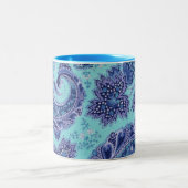 Tasse 2 Couleurs Paisley bleu (Centre)
