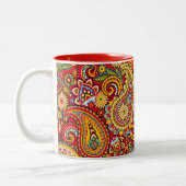 Tasse 2 Couleurs Paisley coloré (Gauche)