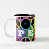 Tasse 2 Couleurs paix (Gauche)