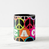 Tasse 2 Couleurs paix (Centre)