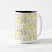 Tasse 2 Couleurs Paix, amour et café (Devant droit)