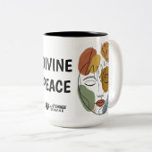 TASSE 2 COULEURS PAIX DIVINE (Devant droit)