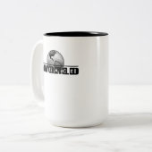 Tasse 2 Couleurs Paix du monde (Devant gauche)