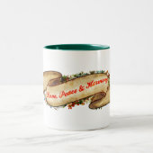 Tasse 2 Couleurs Paix et harmonie d'amour (Centre)