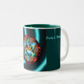 Tasse 2 Couleurs Paix &Harmony, Cin… (Devant droit)