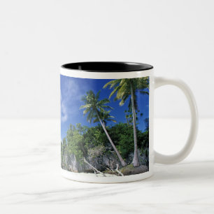 Tasse 2 Couleurs Palaos, îles Rock, île Honeymoon, Monde