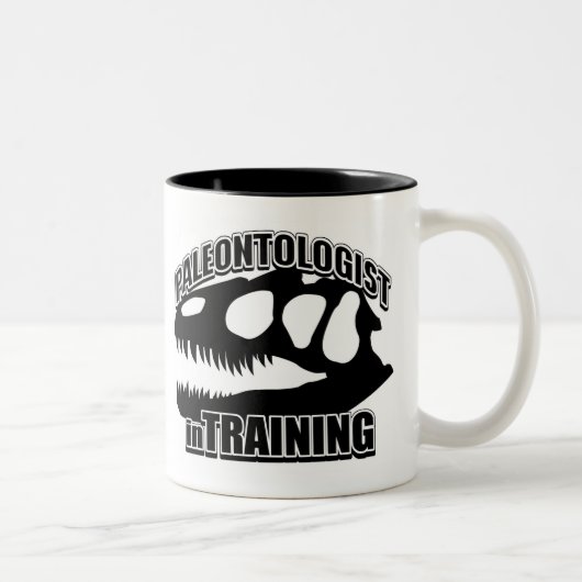 Tasse 2 Couleurs paléontologue en formation (Droit)