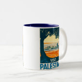TASSE 2 COULEURS PALESTINE (Devant droit)