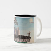 Tasse 2 Couleurs Palestine coffee cup (Devant droit)