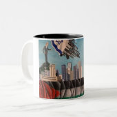 Tasse 2 Couleurs Palestine coffee cup (Devant gauche)