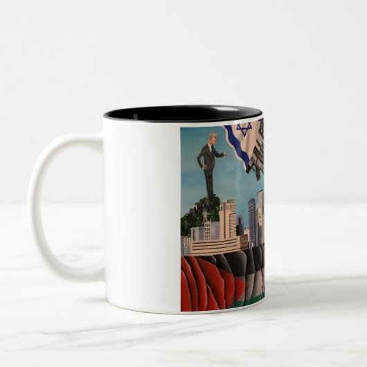 Tasse 2 Couleurs Palestine coffee cup (Gauche)