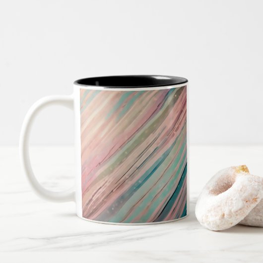 Tasse 2 Couleurs Palette Warerolour (Avec donut)