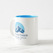 Tasse 2 Couleurs Palisades Tahoe California (Devant gauche)