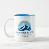 Tasse 2 Couleurs Palisades Tahoe California (Gauche)