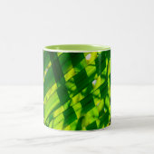 Tasse 2 Couleurs Palm Feuilles Plaid, Kapaa, Kauai, Hawaii (Centre)