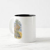 Tasse 2 Couleurs Palm tree (Devant gauche)