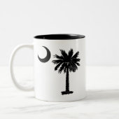 Tasse 2 Couleurs Palmetto noir (Gauche)