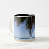 Tasse 2 Couleurs Palmier le long de mer des Caraïbes (Devant gauche)