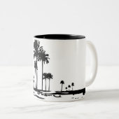 Tasse 2 Couleurs Palmiers (Devant droit)