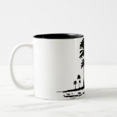 Tasse 2 Couleurs Palmiers (Gauche)