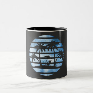 TASSE 2 COULEURS PALMIERS