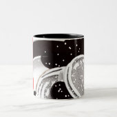 Tasse 2 Couleurs Pancakes et confiture de fourchette (Centre)