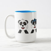 Tasse 2 Couleurs Panda Bears (Gauche)