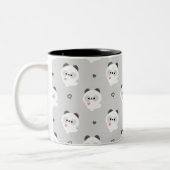 Tasse 2 Couleurs Panda d'amour mignon (Gauche)