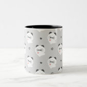 Tasse 2 Couleurs Panda d'amour mignon (Centre)